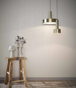 Vliestapete Sand-Struktur Wellen beige Glanz 32514