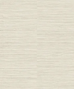Vliestapete Sisal Textil Optik Streifen Creme A62901