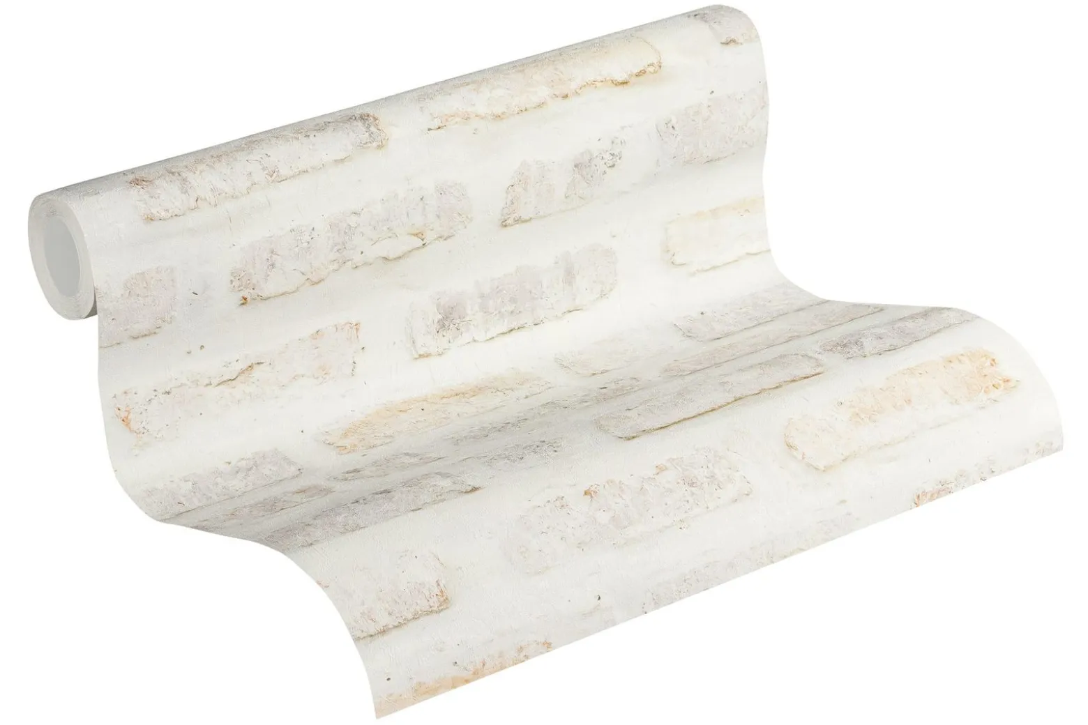 Vliestapete Steinmauer cremebeige grau 37422-1
