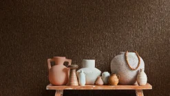 Vliestapete Steinoptik Braun Schwarz Metallic 78666-6