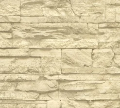 Vliestapete Stein-Optik Naturstein beige AS Creation