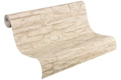 Vliestapete Stein-Optik Naturstein beige AS Creation