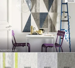 Vliestapete Stein-Optik Putz weißgrau 94426-4