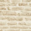 Vliestapete Stein-Optik Steinwand creme beige 35580-2