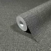 Vliestapete Stoff Optik Anthrazit Kupfer Metallic 86537