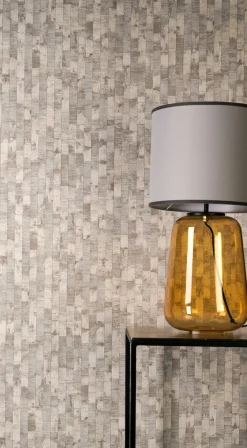 Vliestapete Streifen Betonoptik Grau Creme 79008-1