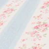 Vliestapete Streifen Blumen Punkte Blau Weiß Rosa 39069-1