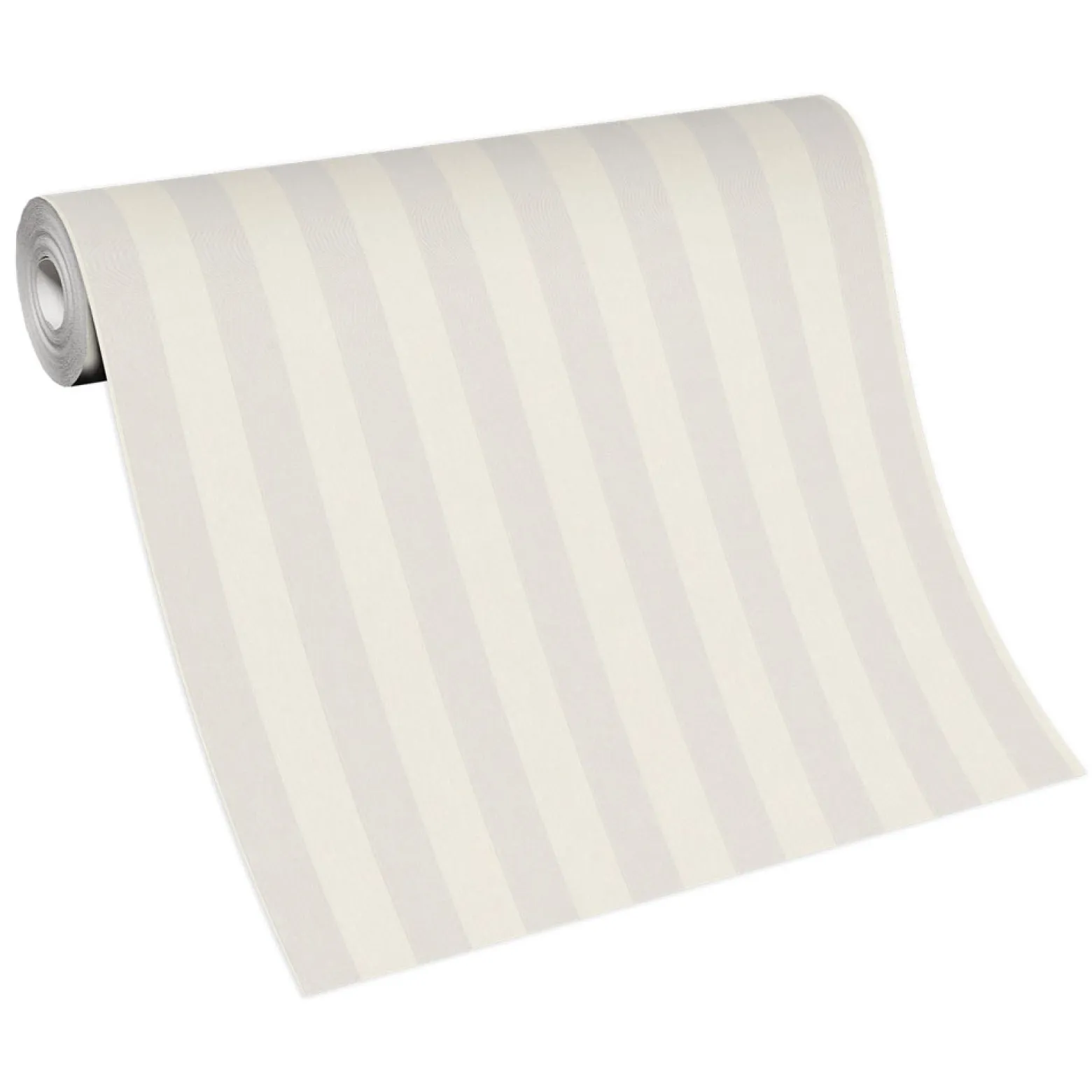 Vliestapete Streifen Creme Grau Metallic 10290-14