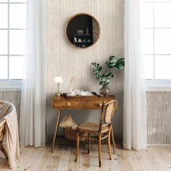 Vliestapete Streifen Marmoroptik Beige Grau 89006