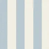 Vliestapete Streifen Textil Optik Creme Blau MN4007