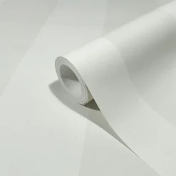 Vliestapete Streifen Textil Optik Beige Grau 47633