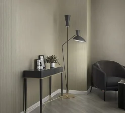 Vliestapete Streifen Uni grau-braun Marburg 32216