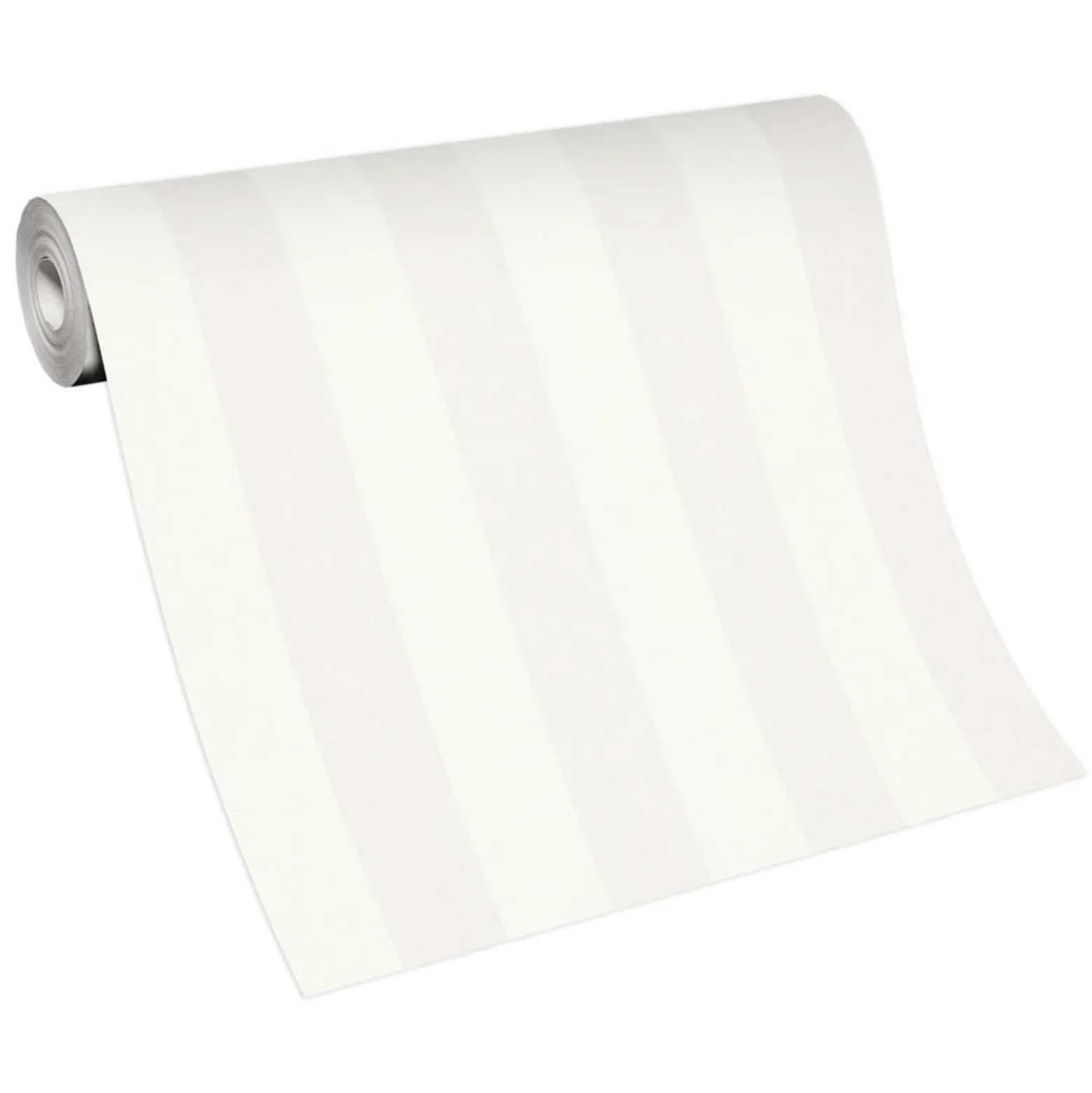 Vliestapete Streifen Weiß Silber Metallic 10361-01