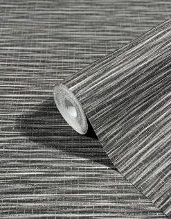 Vliestapete Striche Natur Struktur schwarz grau 33320