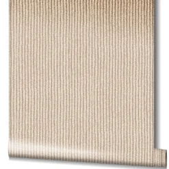 Vliestapete Strick Muster 3D-Optik Beige Braun 47484