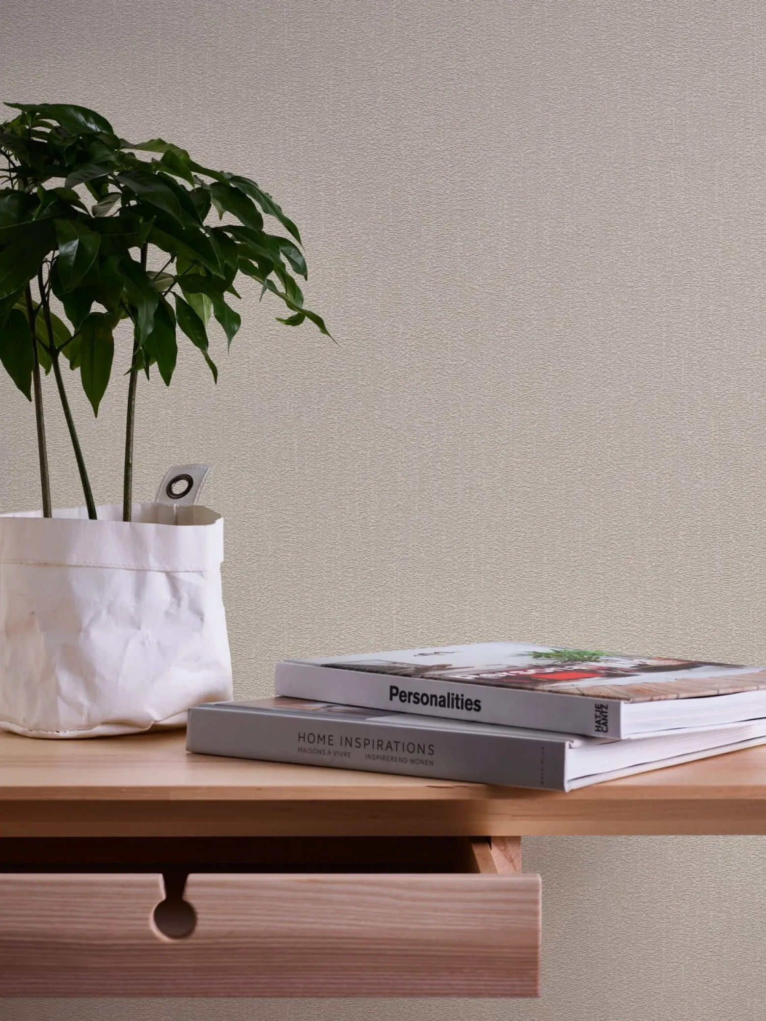 Vliestapete Struktur Beige Silber Metallic 39026-2