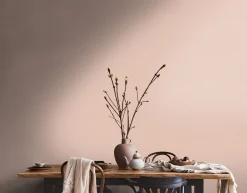 Vliestapete Struktur Einfarbig Meliert Rosa 39216-7