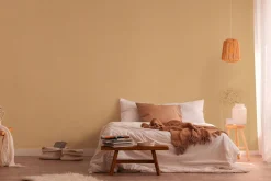 Vliestapete Struktur Einfarbig Gelb Beige Grau 3851-47