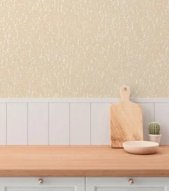 Vliestapete Struktur Floral Beige Creme Glitzer 79095-3