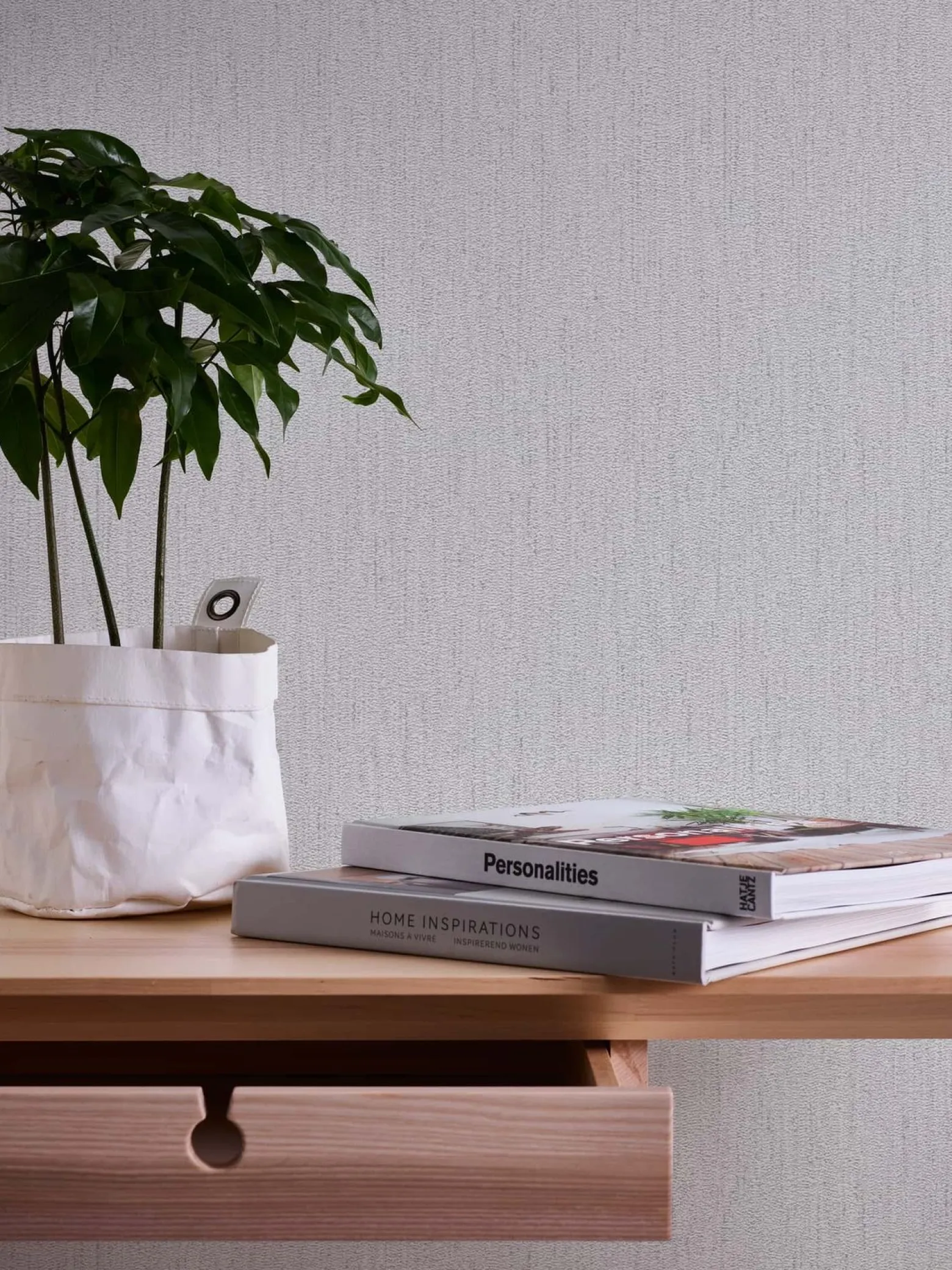 Vliestapete Struktur Hellgrau Silber Metallic 39026-3