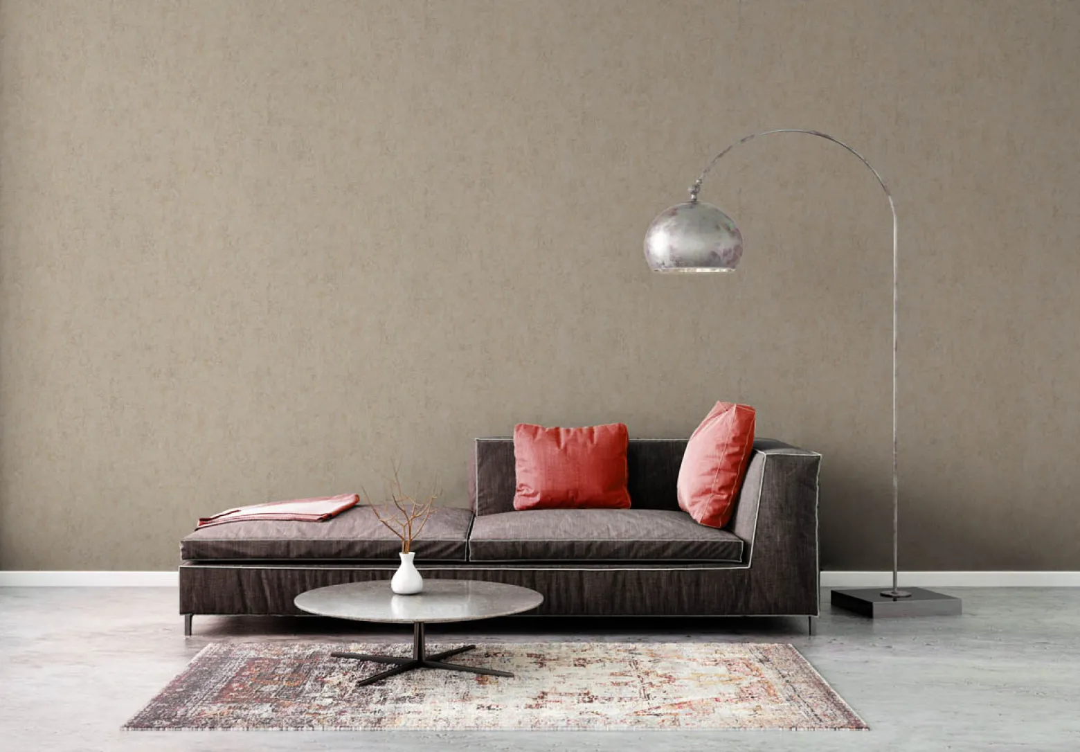 Vliestapete Strukturiert Uni Beige Creme Glanz 39036-1