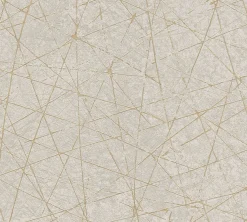Vliestapete Struktur Linien Metallic Beige Gold 39177-3