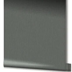 Vliestapete Struktur Linien Uni Grau Silber Metallic 82382