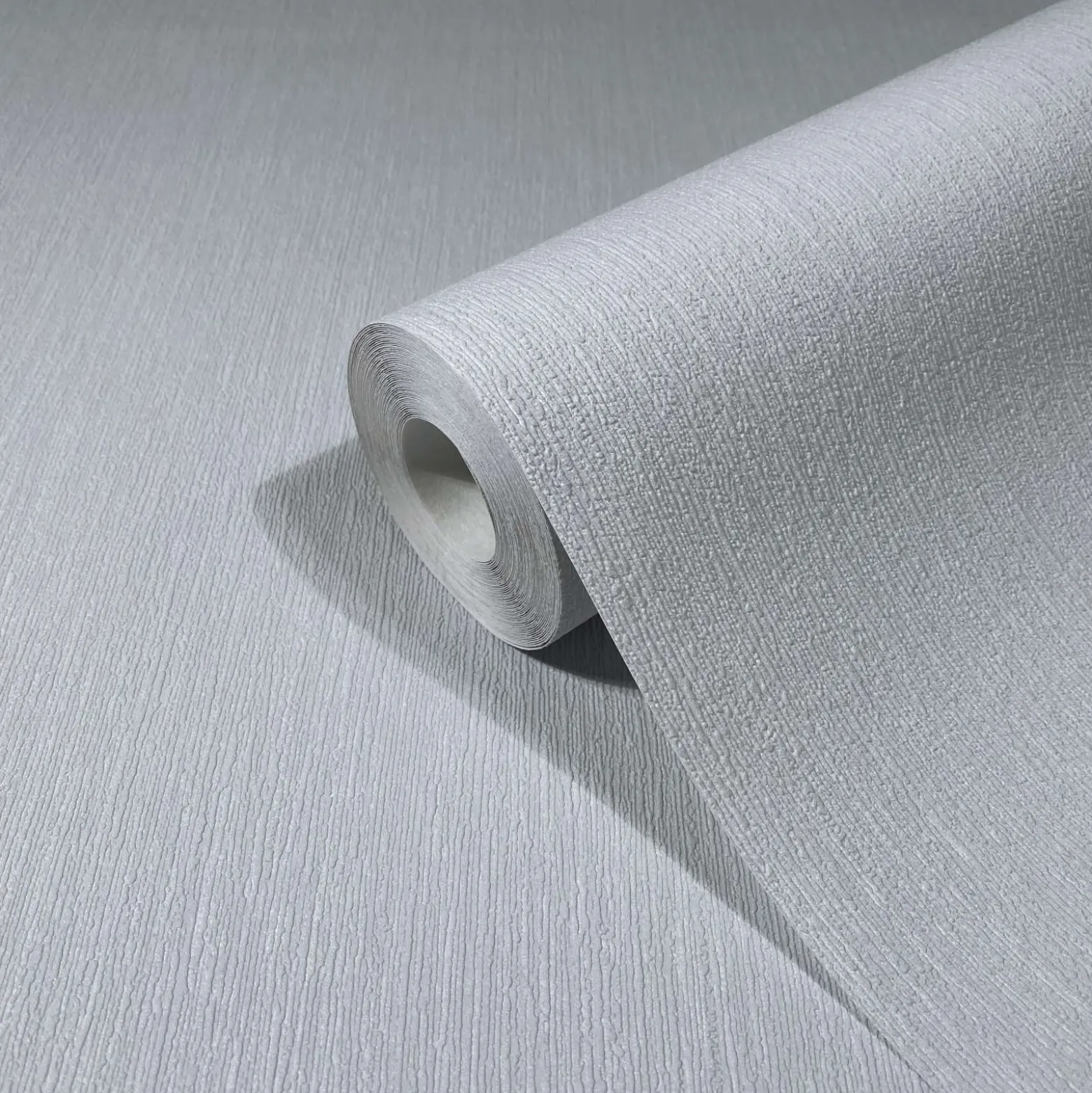 Vliestapete Struktur Linien Uni Blau Grau 82381