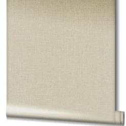 Vliestapete Struktur Textiloptik Uni Beige Creme 33392