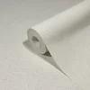 Vliestapete Struktur Textiloptik Uni Creme Weiß 33389