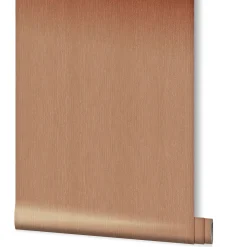 Vliestapete Struktur Uni braun Glanz 31633
