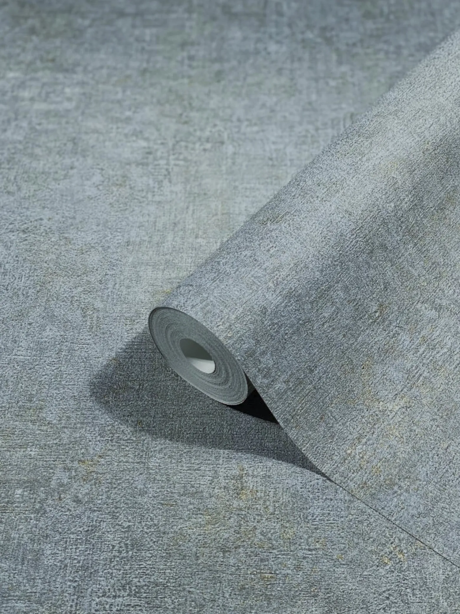 Vliestapete Struktur Uni Metallic grau gold 32832