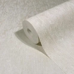 Vliestapete Struktur Uni Used-Look Creme 35522