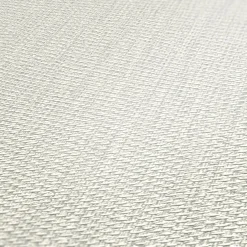 Vliestapete Textil-Design grauweiß silber Glitzer 3443-11