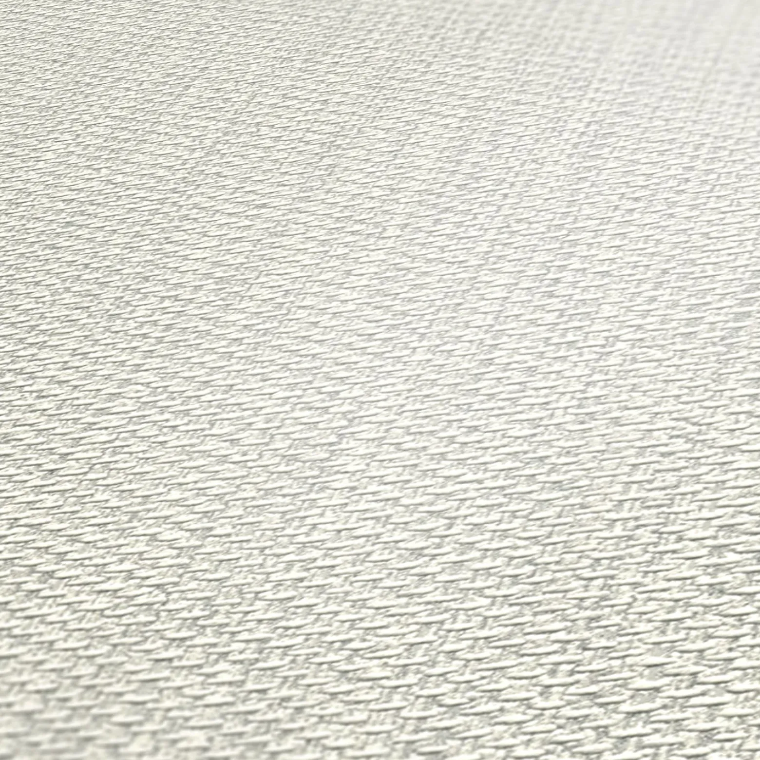 Vliestapete Textil-Design grauweiß silber Glitzer 3443-11