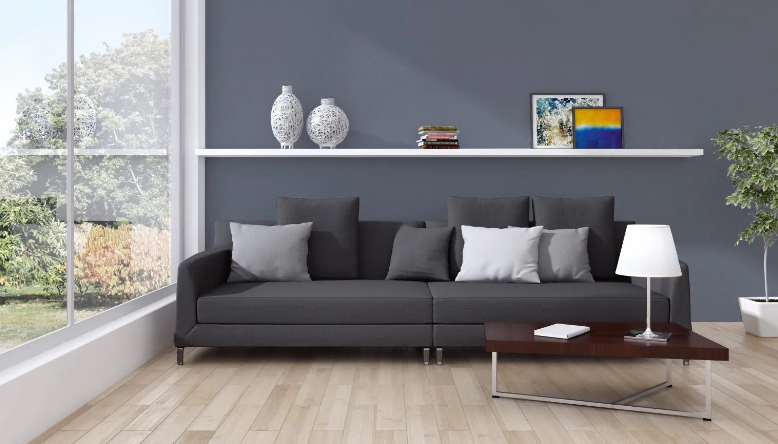 Vliestapete Textiloptik Blau Nara 38744-7 AS Creation