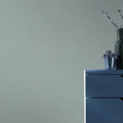 Vliestapete Textiloptik Einfarbig Blau Türkis 10510-18