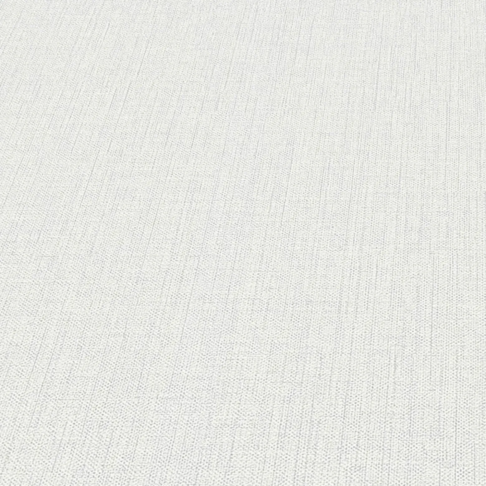 Vliestapete Textil Optik Einfarbig Weiß Grau 10359-14