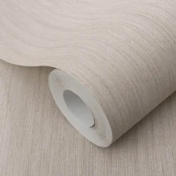 Vliestapete Textiloptik Uni Braun Beige Glitzer 10590-32