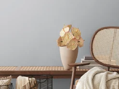 Vliestapete Textil Optik Uni Struktur Hellgrau 38903-2