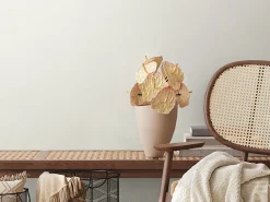 Vliestapete Textil Optik Uni Struktur Weiß Creme 38903-3