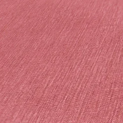 Vliestapete Textiloptik Uni Struktur Rot 39652-2