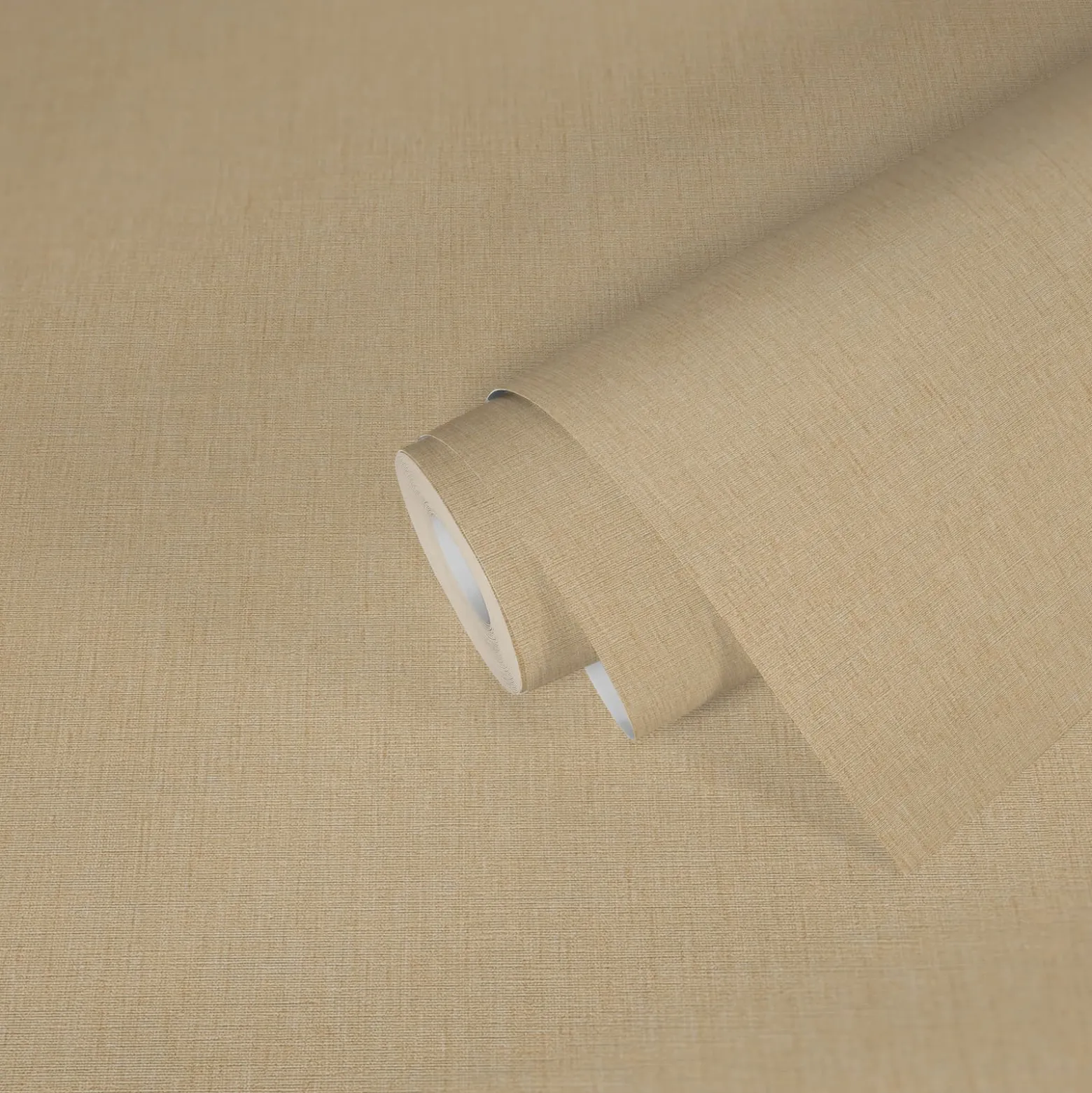 Vliestapete Textiloptik Uni Struktur Beige 39651-8