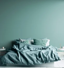 Vliestapete Textil Optik Uni Struktur Türkis Blau 38903-8