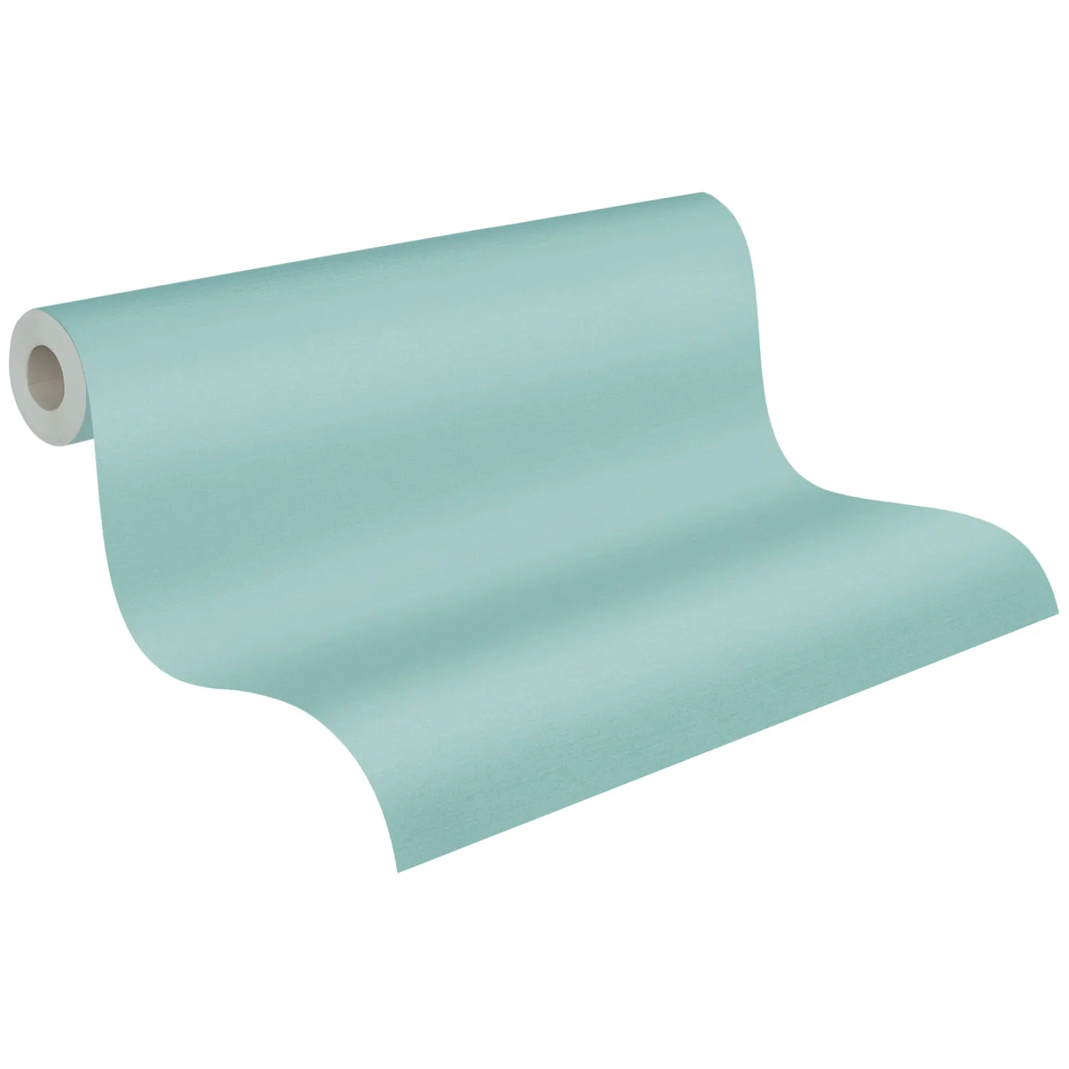 Vliestapete Textil Optik Uni Struktur Türkis Blau 38903-8