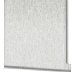 Vliestapete Textil Optik Uni Modern Weiß Grün 47616