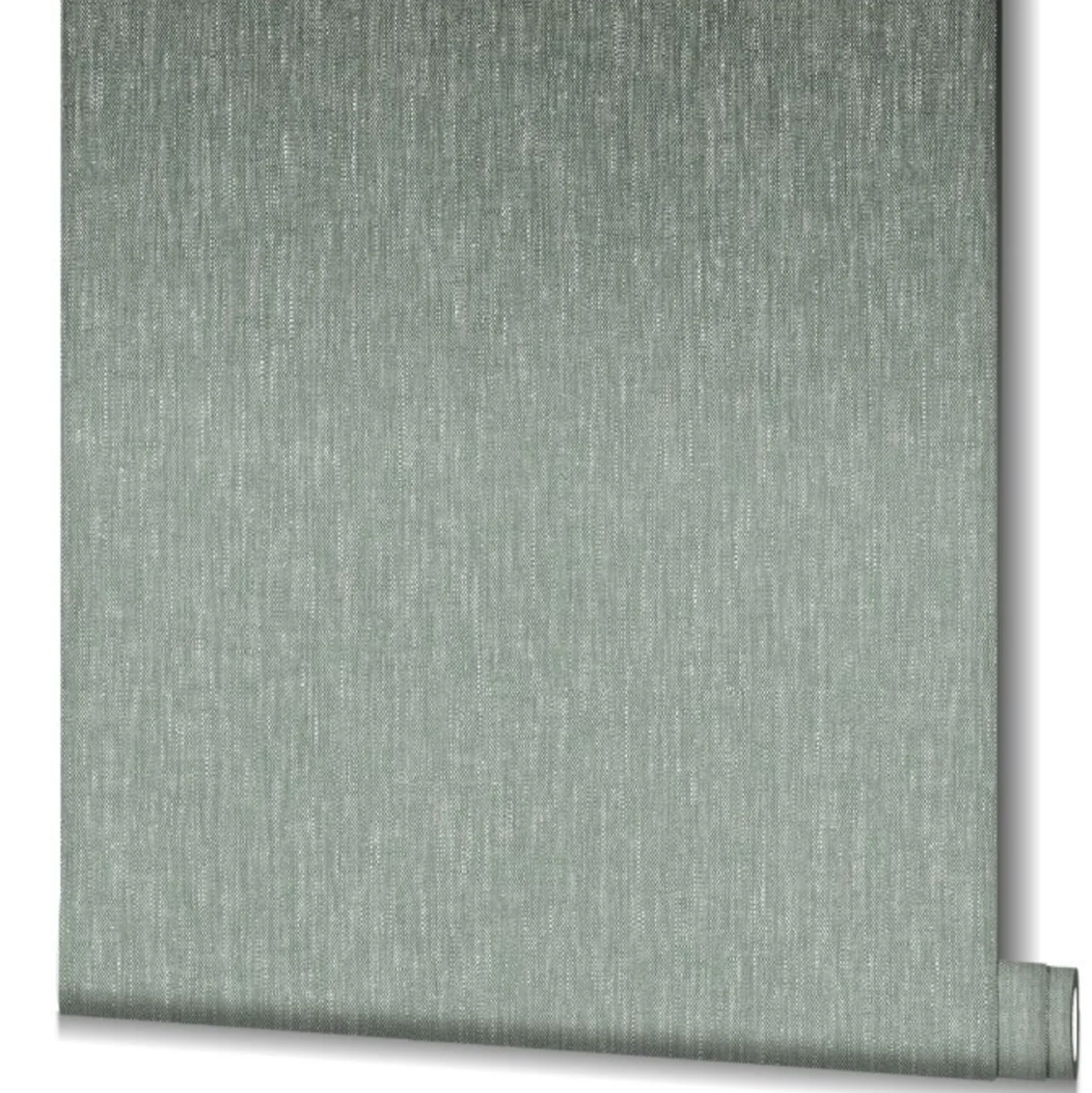 Vliestapete Textil Optik Uni Modern Grün Weiß 47615