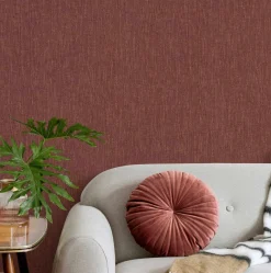 Vliestapete Textil Optik Uni Modern Dunkelrot 47617