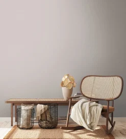 Vliestapete Textil Optik Uni Struktur Beige Grau 38903-1