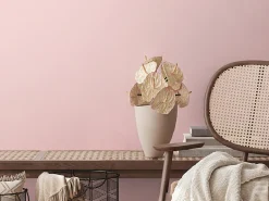 Vliestapete Textil Optik Uni Struktur Rosa Hell 38904-1